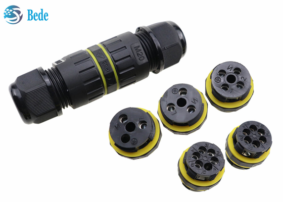Đầu nối dây chống thấm Ip68 M20 2 chân 3 4 5 6 chân 2 cực để sử dụng ngoài trời và dưới nước