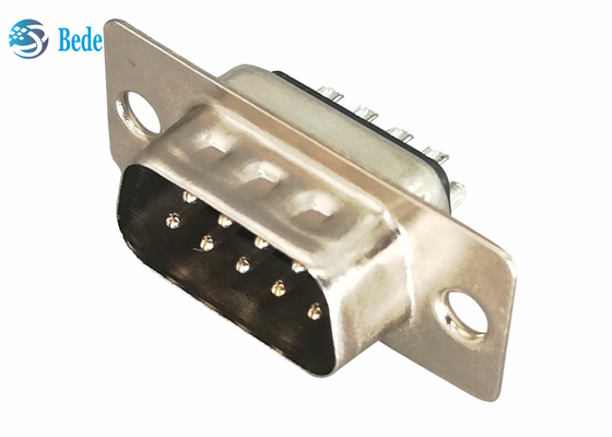 9 chân Nam DB9 Phích cắm D Đầu nối phụ Loại hàn CE RoHS