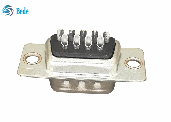 9 chân Nam DB9 Phích cắm D Đầu nối phụ Loại hàn CE RoHS