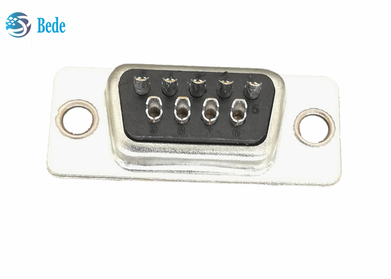9 chân Nam DB9 Phích cắm D Đầu nối phụ Loại hàn CE RoHS