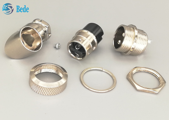 Đầu nối hàng không 2 chân GX16 nam và nữ Đầu nối 90 vật liệu hợp kim kẽm Dehree Hàn