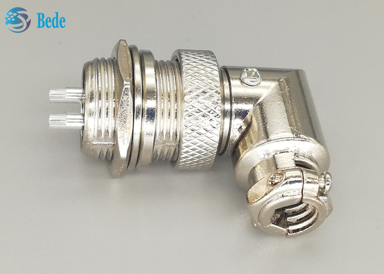 Đầu nối hàng không 2 chân GX16 nam và nữ Đầu nối 90 vật liệu hợp kim kẽm Dehree Hàn