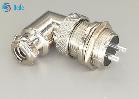 Đầu nối hàng không 2 chân GX16 nam và nữ Đầu nối 90 vật liệu hợp kim kẽm Dehree Hàn