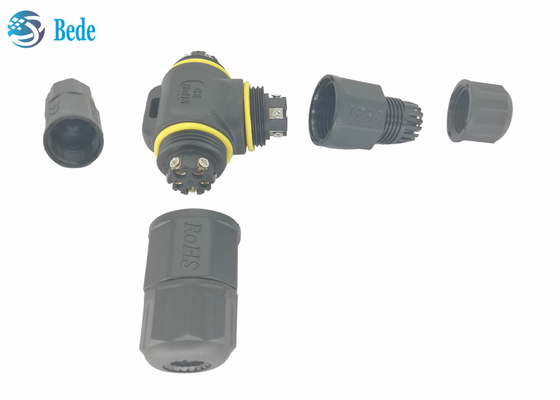 Đầu nối điện chống nước loại T 5 chân Hộp nối cáp IP68 5 chân