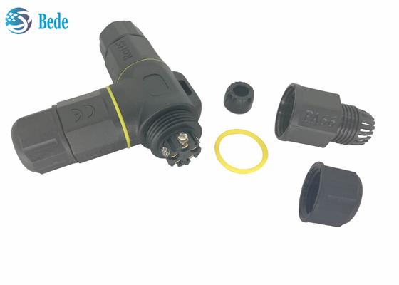 Đầu nối điện chống nước loại T 5 chân Hộp nối cáp IP68 5 chân