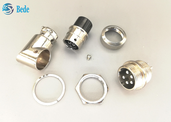 Bộ kết nối góc phải 5 chân của Aviation Gx16 dành cho nam và nữ với tất cả các phụ kiện