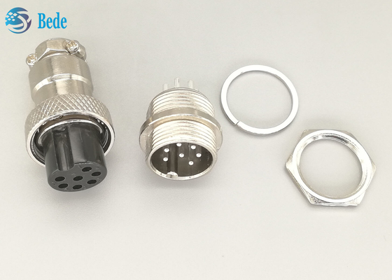 Bộ kết nối hàng không 7 chân Gx16 Bộ kết nối M16 Bộ cắm và ổ cắm cho phương tiện đường sắt
