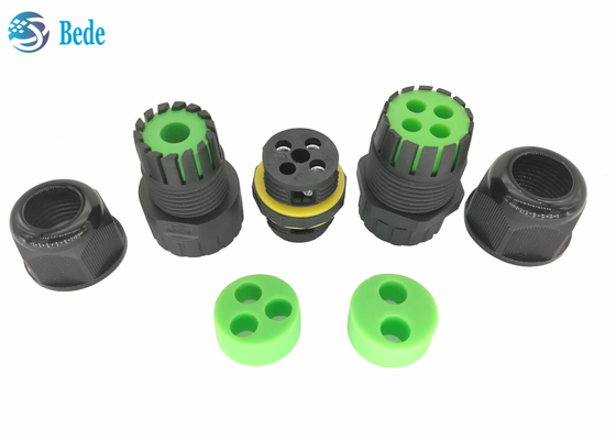 BEDE Ngoài trời IP68 Đầu nối chống nước 5 pin Đầu ra 2 ~ 4 dây