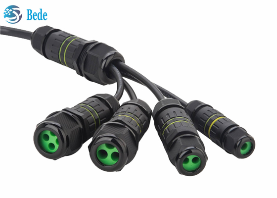 Đầu nối cáp chống nước IP68 4 chân Đầu ra 2 ~ 4 dây cho đài phun nước âm nhạc chiếu sáng ngoài trời