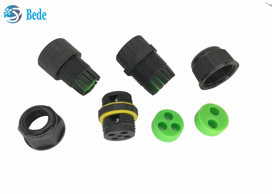 Đầu nối cáp chống nước IP 68 3 chân Đầu ra 2 ~ 4 dây chịu được điện áp cao và dòng điện cao