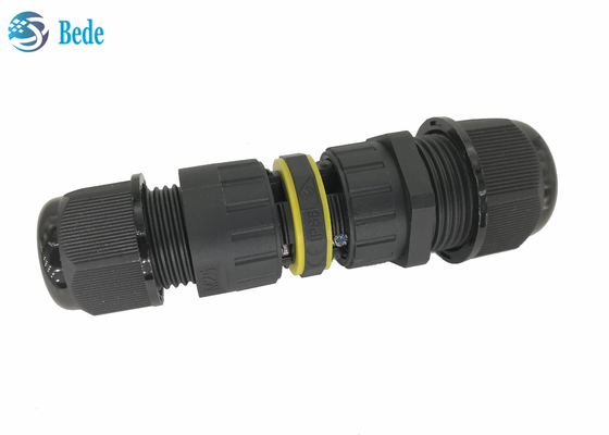Đầu nối cáp chống nước IP 68 3 chân Đầu ra 2 ~ 4 dây chịu được điện áp cao và dòng điện cao