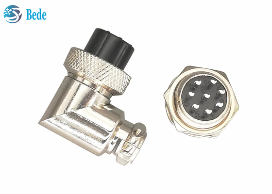 G × 16 8 chân Nam và Nữ Đầu nối lệch Phích cắm Loại L Phích mạ bạc