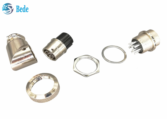 Đầu nối hàng không Phích cắm G × 16 9 chân Bộ nam và nữ Loại L Phích cắm mạ bạc