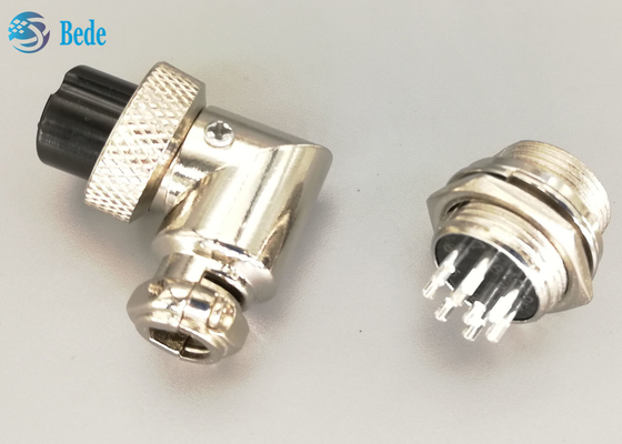 Đầu nối hàng không Phích cắm G × 16 9 chân Bộ nam và nữ Loại L Phích cắm mạ bạc