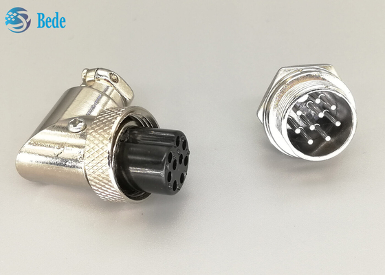 Đầu nối hàng không Phích cắm G × 16 9 chân Bộ nam và nữ Loại L Phích cắm mạ bạc