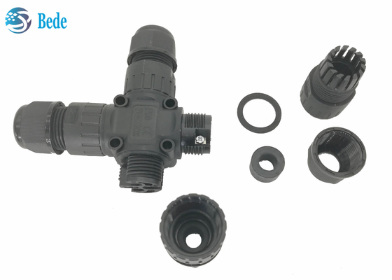 Đầu nối cáp chống nước IP68 X Loại 4 kênh 2 cực cho biển quảng cáo ngoài trời