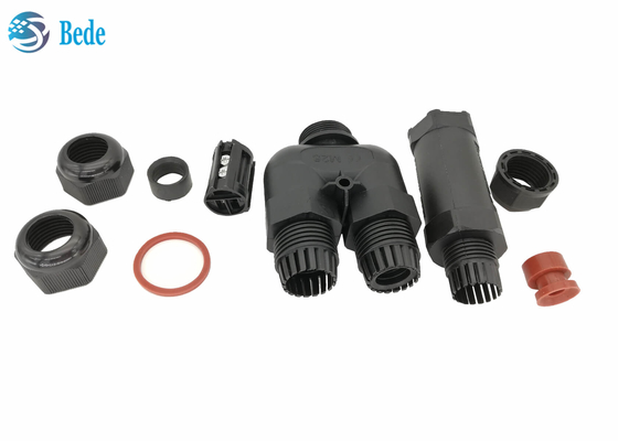 Đầu nối điện chống thấm nước loại Y 3 kênh 2 3 4 5 pin Ip68 250v 16 ~ 24a