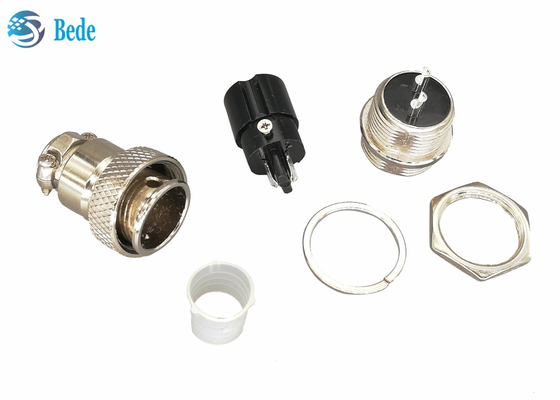 2 Pin 16MM Tròn Gx16 Kết nối Hàng không Bảng điều khiển Kết nối Bộ kết nối Nam và Nữ