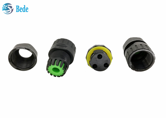 Đầu nối cáp chống nước IP 68 450V ngoài trời M25 2 3 4 5 Chân 2 kênh