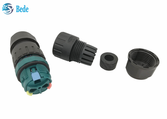 Nối dây nhanh M20 Đầu nối dây chống nước 3 chân 2 kênh 450V 17.5A Đầu nối chống nước ip68 2 chân