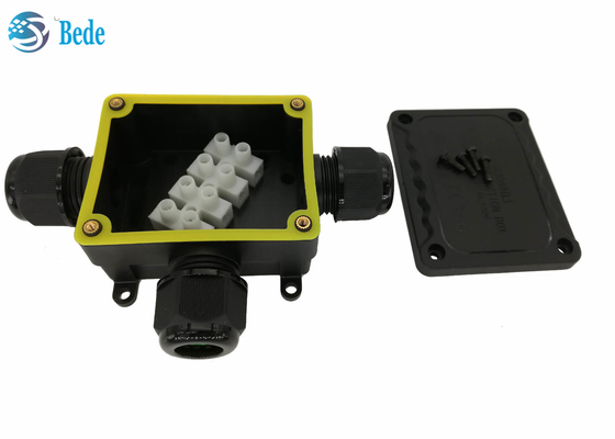 Hộp nối không thấm nước IP68 Hộp ổ cắm chịu thời tiết 3 kênh 450V Loại T