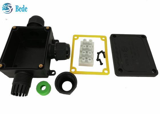 Hộp nối không thấm nước IP68 Hộp ổ cắm chịu thời tiết 3 kênh 450V Loại T