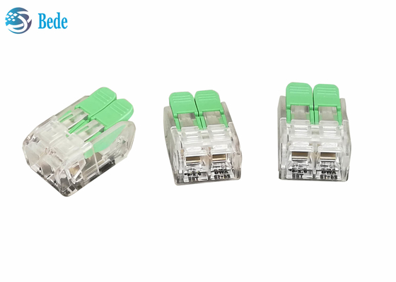 32A PC / PA66 Đẩy vào đầu nối dây Đòn bẩy Đai nối dây nối 2 cách OJ262