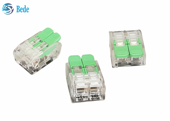 32A PC / PA66 Đẩy vào đầu nối dây Đòn bẩy Đai nối dây nối 2 cách OJ262