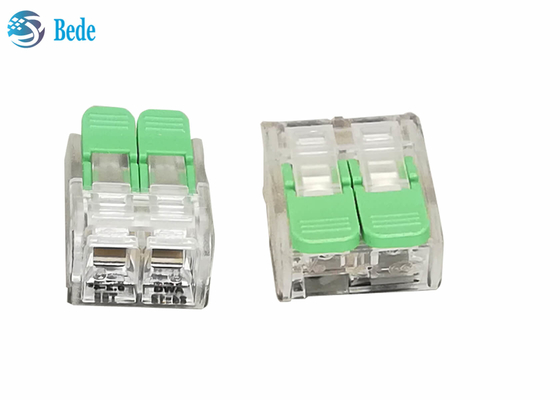 32A PC / PA66 Đẩy vào đầu nối dây Đòn bẩy Đai nối dây nối 2 cách OJ262