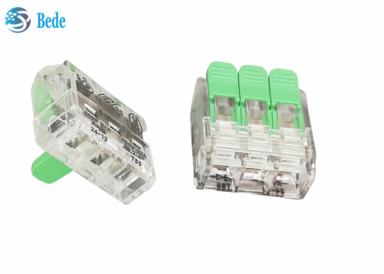 Lever Wire Splicing Connector Khối đầu cuối nhanh 3 cách 450V 32A OJ263