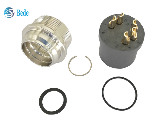 C485 Kiểu A3 Đầu nối AISG Lắp ráp đầu nữ 8 chân 5 Đầu nối mạ vàng