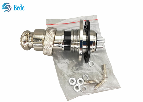 Mặt bích tròn Gx20 Cắm Nam và Nữ Đầu nối gắn bảng điều khiển