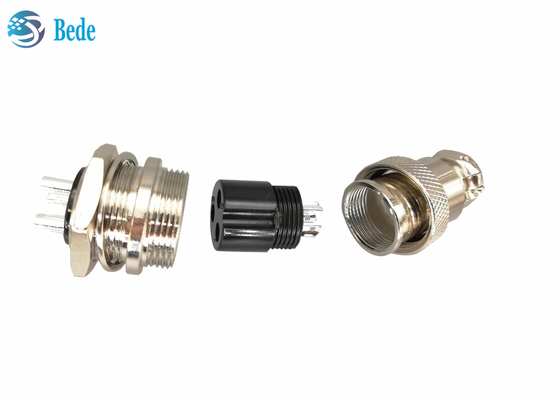 Đầu nối Gx20 hình tròn gắn phía trước Bộ dụng cụ nam & nữ 2 ~ 10/12 / 14/15 chân