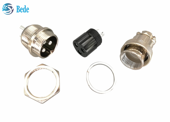 Đầu nối Gx20 hình tròn gắn phía trước Bộ dụng cụ nam & nữ 2 ~ 10/12 / 14/15 chân