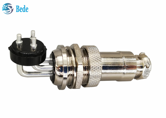 GX 20 2 3 4 Pin Đầu nối hàng không Khuỷu tay Nam và Nữ thẳng Bộ phụ kiện Bảng điều khiển Kết nối gắn kết