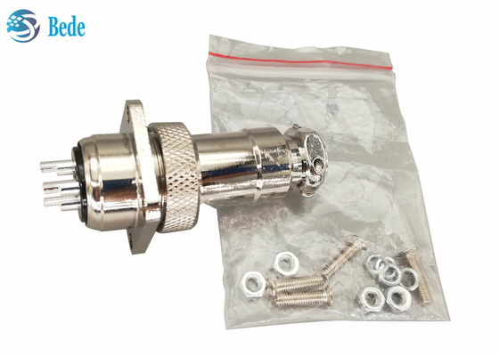 Đầu nối Mặt bích vuông Gx20 M19 Nam Nữ Bộ 10 12 14 15 chân