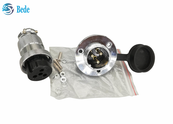 Mặt bích tròn và nắp che bụi 8 9 10 12 đầu nối hình tròn để gắn bảng điều khiển