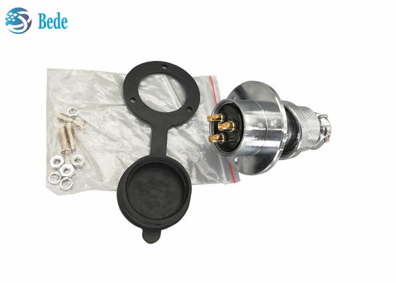 Mặt bích tròn và nắp che bụi 8 9 10 12 đầu nối hình tròn để gắn bảng điều khiển