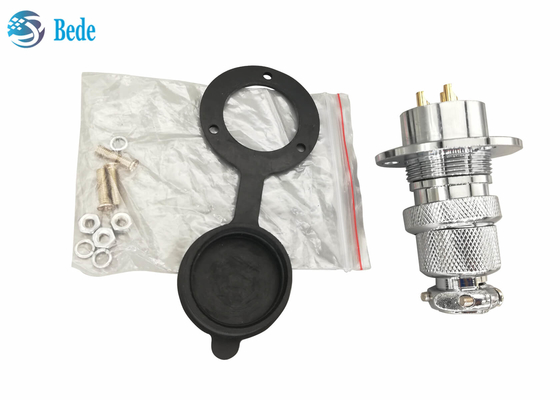 Mặt bích tròn và nắp che bụi 8 9 10 12 đầu nối hình tròn để gắn bảng điều khiển