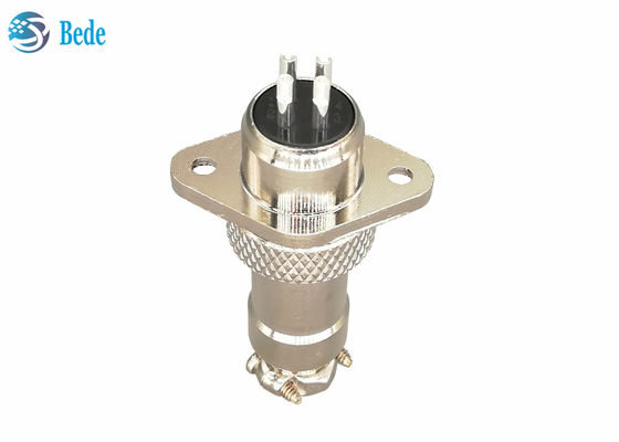 Đầu nối tròn Rhombus Flange M12 3A 200V Cấp bền 5 6 7 chân