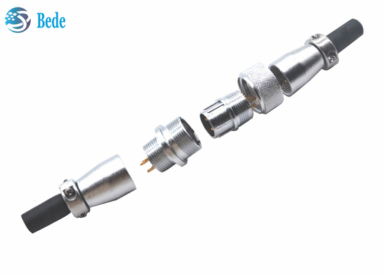 Đầu nối hình tròn gắn đế nam và nữ 2 3 chân 10A 500V