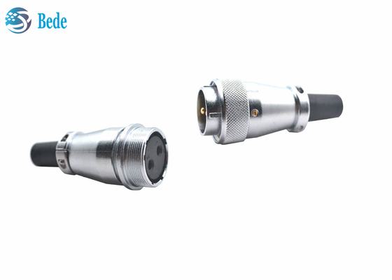 Đầu nối hình tròn gắn đế nam và nữ 2 3 chân 10A 500V
