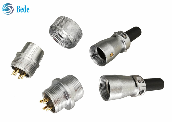Đầu nối tròn 4 chân Đầu nối hình tròn Nữ Đầu nối ổ cắm cho nam 4 5 6 chân 5A 500V
