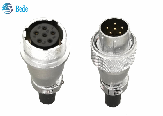 Đầu nối tròn 4 chân Đầu nối hình tròn Nữ Đầu nối ổ cắm cho nam 4 5 6 chân 5A 500V