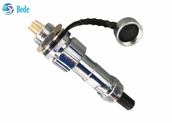 Bộ kết nối gắn bảng GX12 chống thấm nước IP67 Bộ kết nối Nữ và Nam 2 ~ 7pin 3A 200V