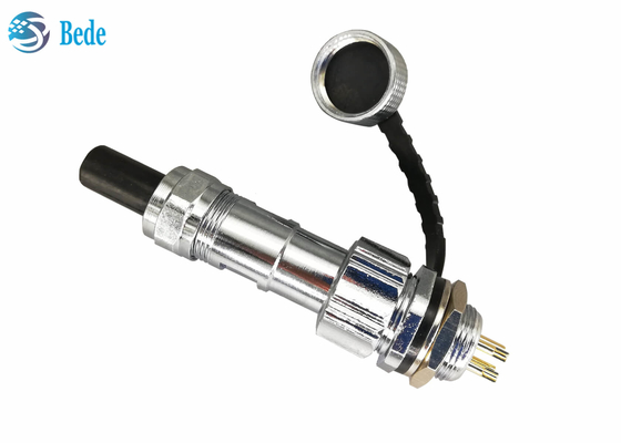 Bộ kết nối gắn bảng GX12 chống thấm nước IP67 Bộ kết nối Nữ và Nam 2 ~ 7pin 3A 200V