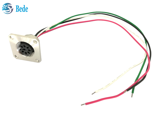 Đầu nối cáp điều khiển RET 8 chân gắn mặt bích AISG C485 Kiểu A4