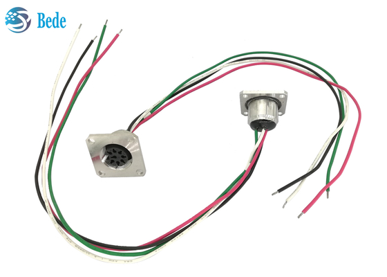 Đầu nối cáp điều khiển RET 8 chân gắn mặt bích AISG C485 Kiểu A4