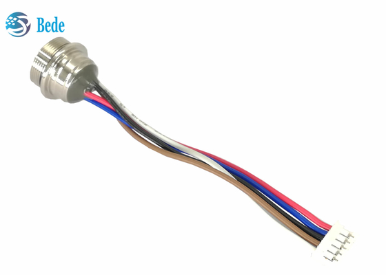 Nữ liên hệ với 5 chân Thiết bị đầu cuối uốn cong AISG RET Cáp AISG IP67 Lắp mặt sau