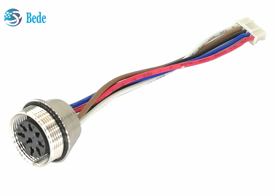 Nữ liên hệ với 5 chân Thiết bị đầu cuối uốn cong AISG RET Cáp AISG IP67 Lắp mặt sau